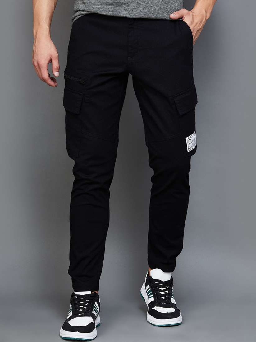 Buy Bossini Men Mid Rise Cargo Trousers Trousers for Men 26324610 Myntra