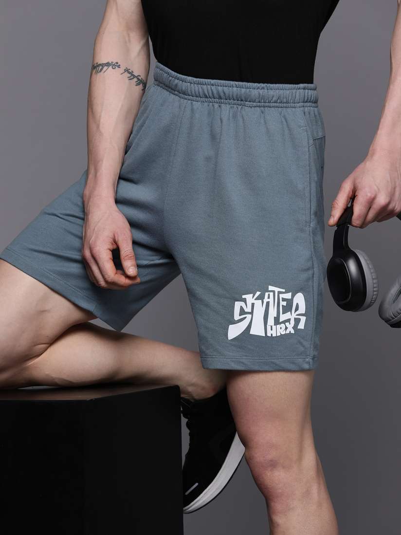 Buy HRX by Hrithik Roshan Men Printed Detail Lifestyle Shorts Shorts for Men 26333378 Myntra