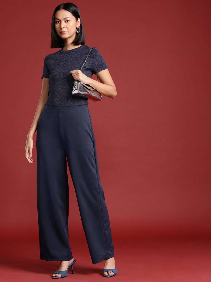 Myntra women trousers hot sale
