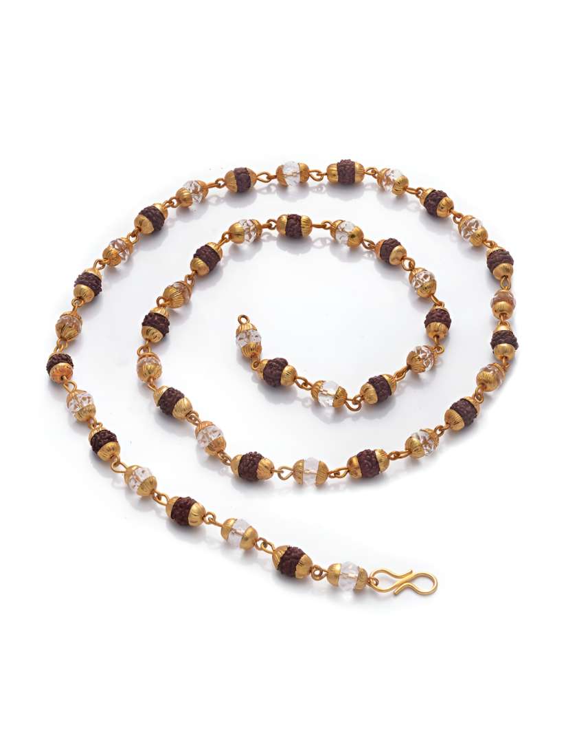 Buy Pray Everyday Beaded Rudraksha Sphatik Mala Necklace and Chains for Unisex 26341774 Myntra