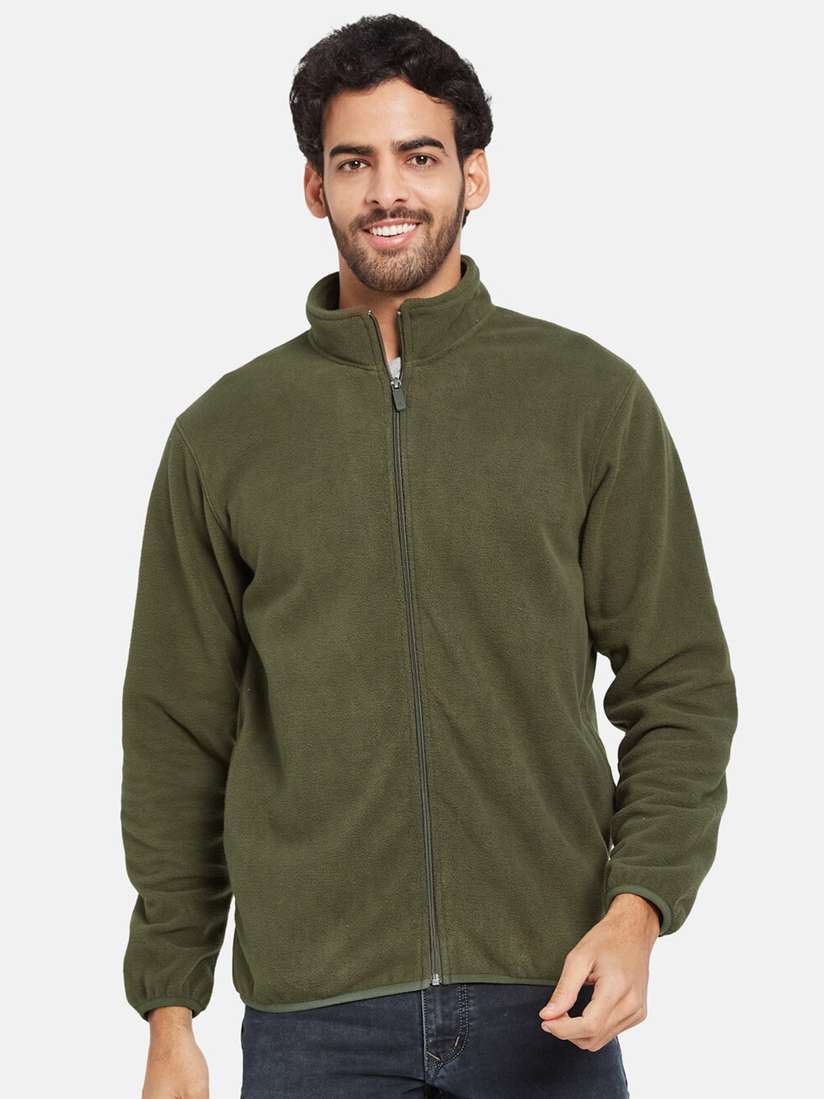 Buy Octave Mock Collar Fleece Sweatshirt Sweatshirts for Men