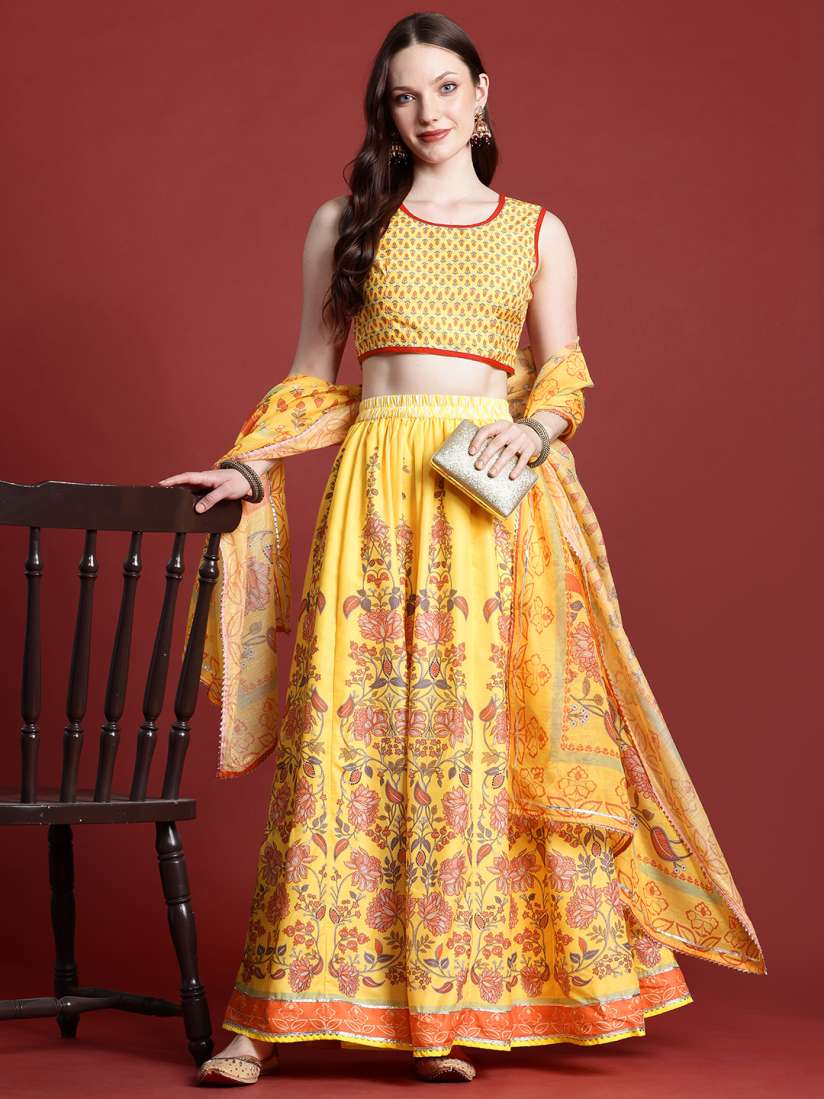 Lehenga choli myntra discount