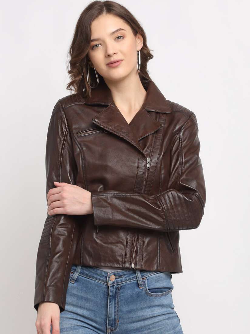 Lapel collar leather jackets discount