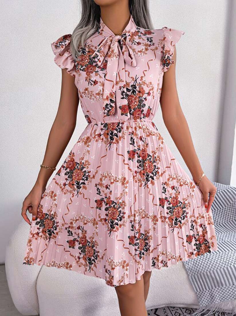Pink dress myntra shop