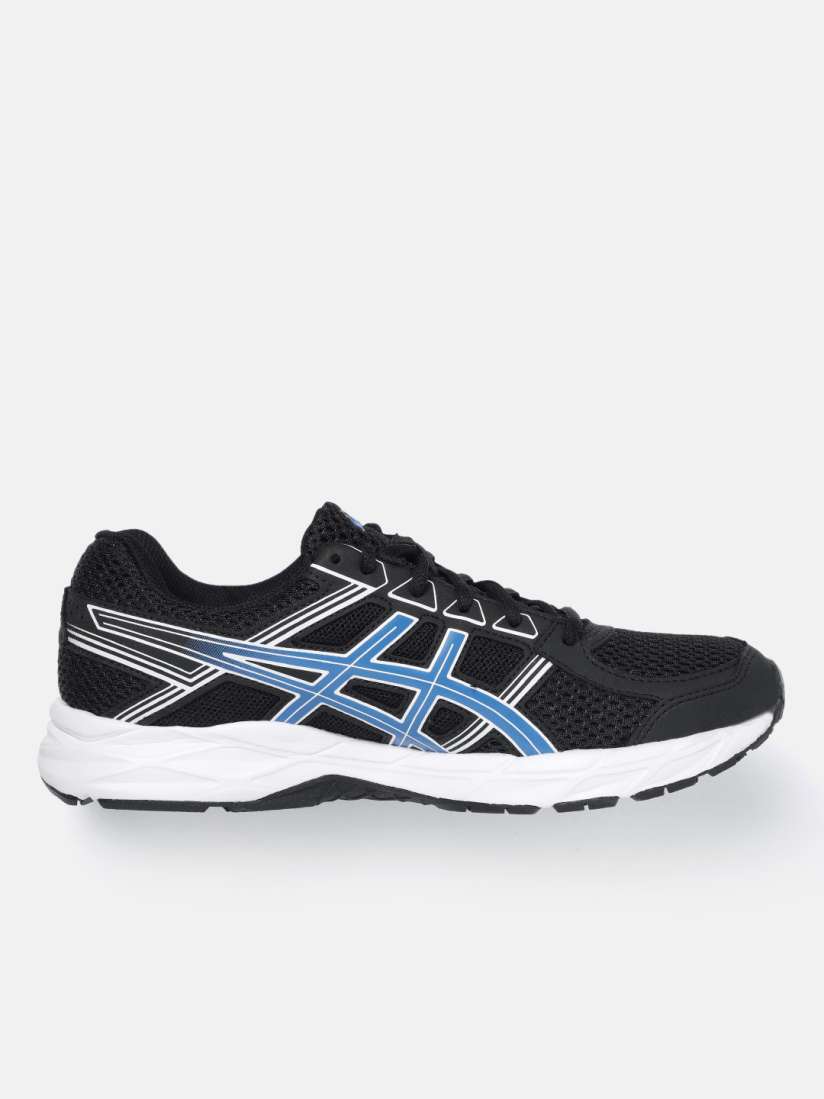 Buy ASICS Men Woven Design Round Toe GEL CONTEND 4B Running Shoes with Brand Logo Detail Sports Shoes for Men 26376240 Myntra