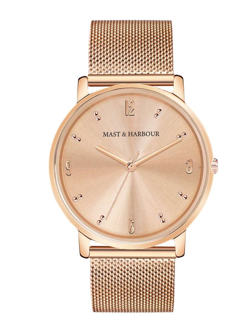 Buy Mast Harbour Unisex Patterned Chain Stainless Steel Straps His and Her Watches MH 5801 Watches for Unisex 26385998 Myntra