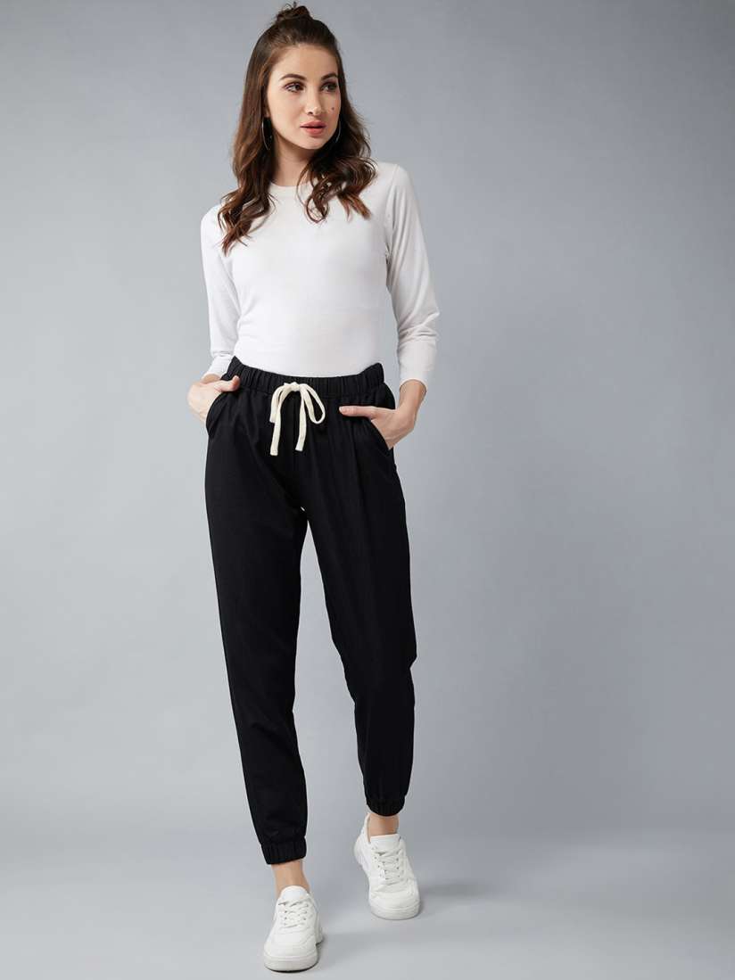 Buy The Roadster Lifestyle Co. Women Mid Rise Denim Joggers Jeans for Women 26389032 Myntra