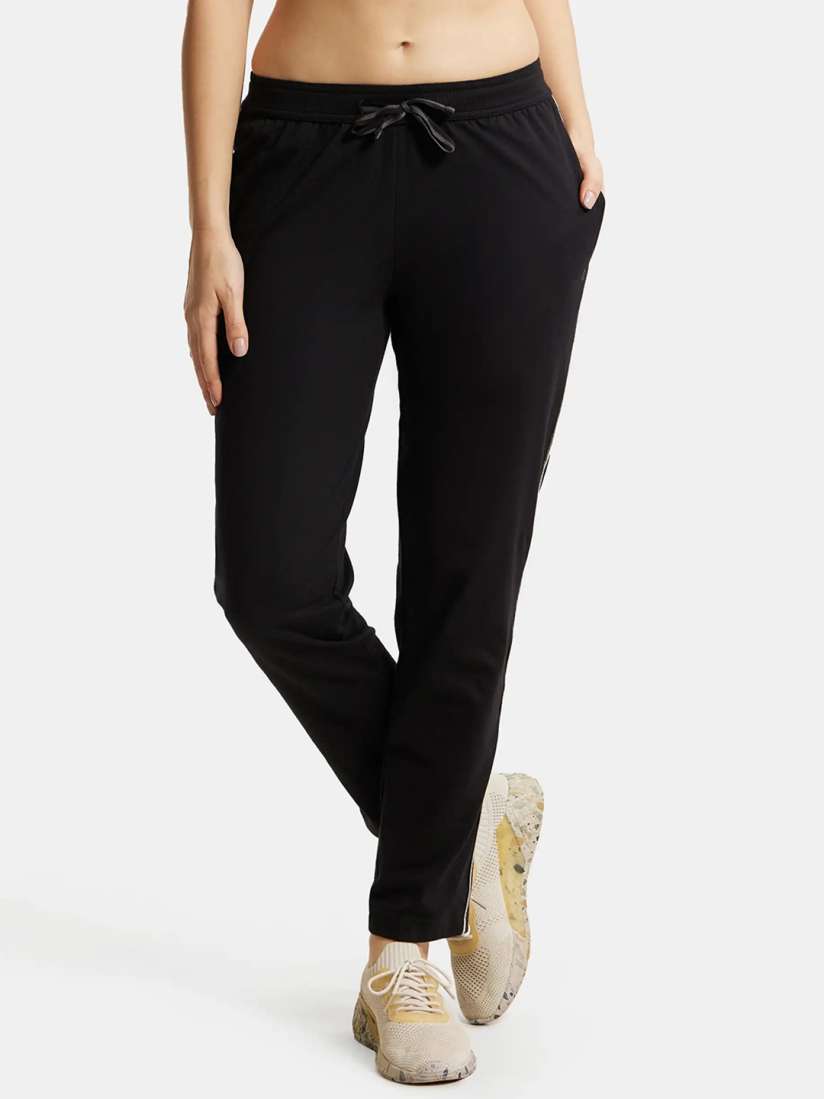 Buy Jockey Super Combed Cotton Rich Relaxed Fit Trackpant 1305 Track Pants for Women 26389836 Myntra