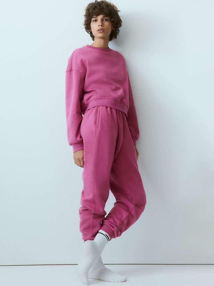 Buy H M Women High Waisted Joggers Trousers for Women 26391218 Myntra