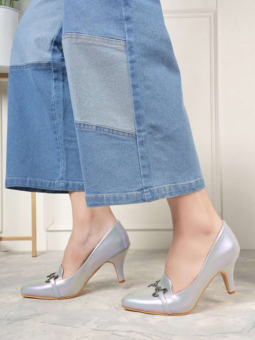 Buy CORSICA Pointed Toe Party Kitten Heels Heels for Women 26405814 Myntra
