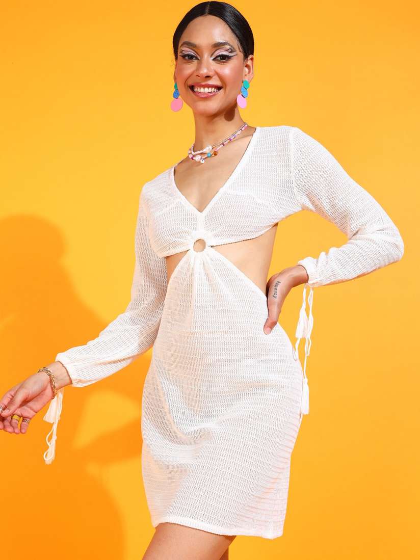 Sheer cotton dress on sale