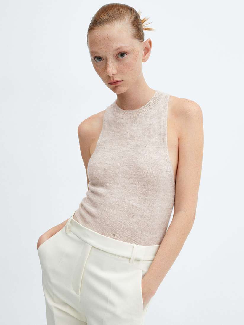 Womens Vest Sweater Vest Mango Mango Knit Vest Transportation And