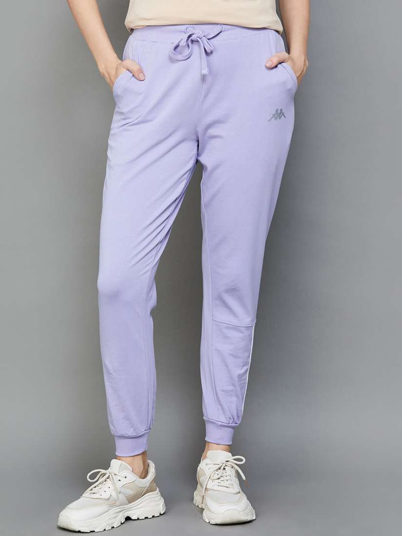 Buy Kappa Women Cotton Mid Rise Joggers Track Pants for Women 26420380 Myntra