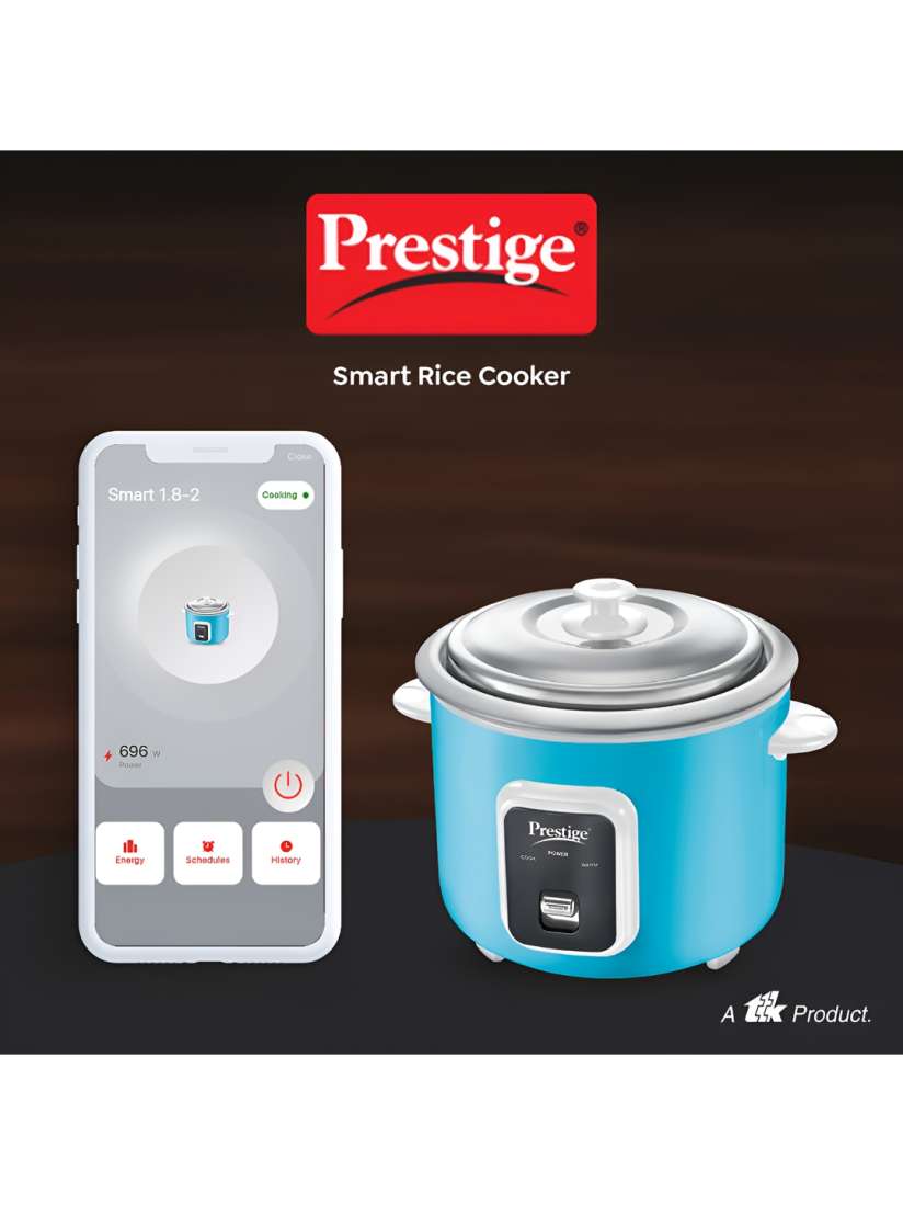 Buy Prestige Delight Smart Blue Aluminium 230W Electric Rice Cooker With Fit Lid 1.8L Electric Pressure Cookers for Unisex 26421350 Myntra
