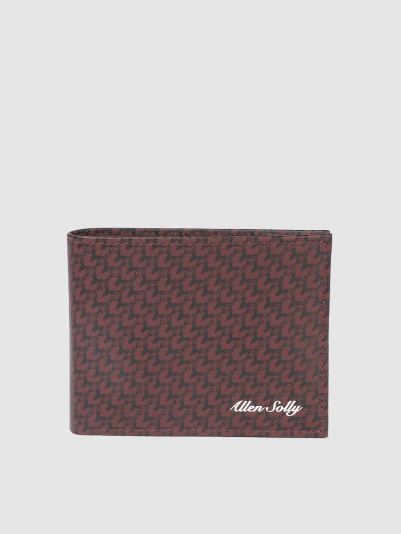 Buy Allen Solly Men Printed Leather Two Fold Wallet Wallets for Men 26438838 Myntra
