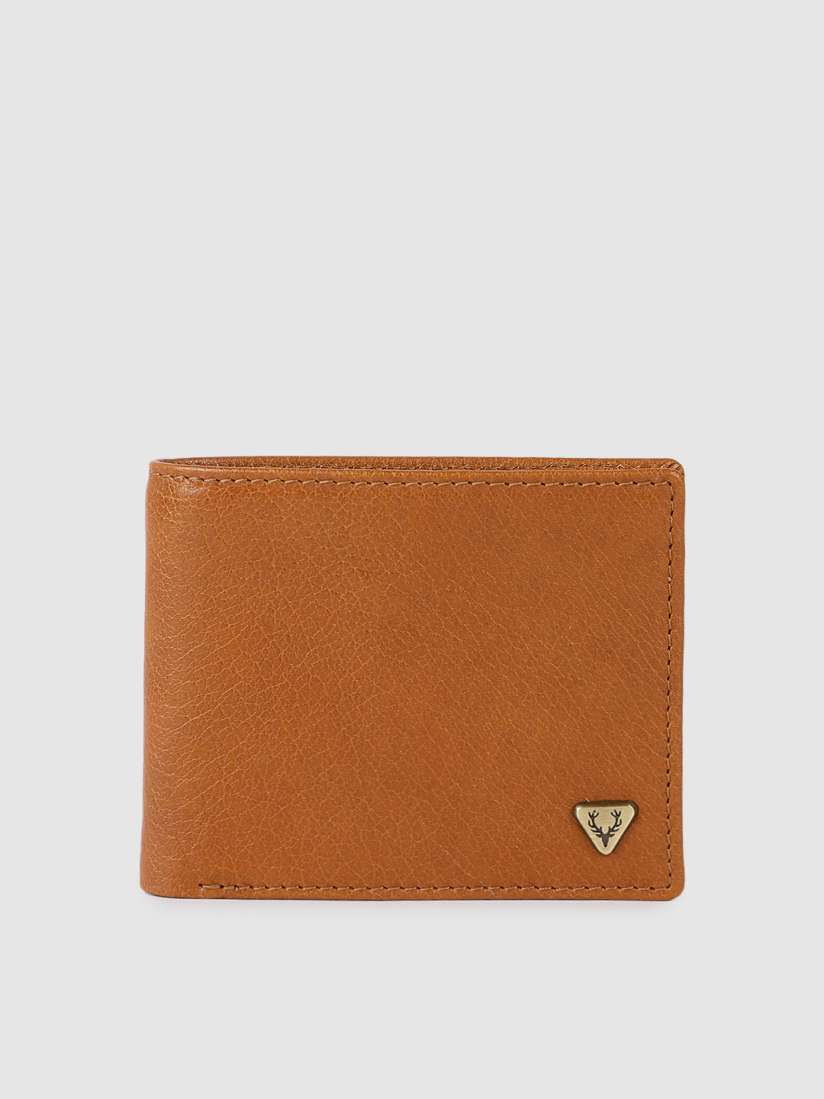 Buy Allen Solly Men Textured Leather Two Fold Wallet Wallets for Men 26438850 Myntra