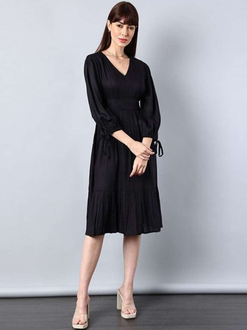 Knee length dresses myntra top