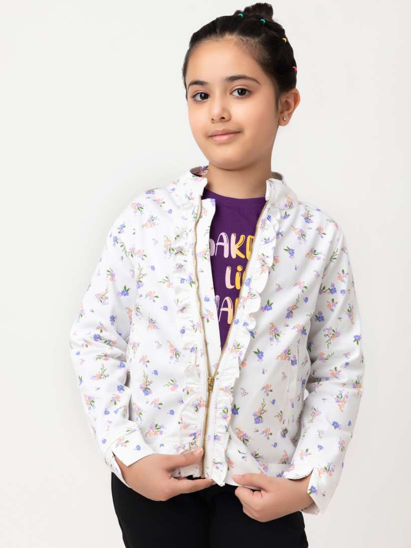 Cotton jackets for girls new arrivals