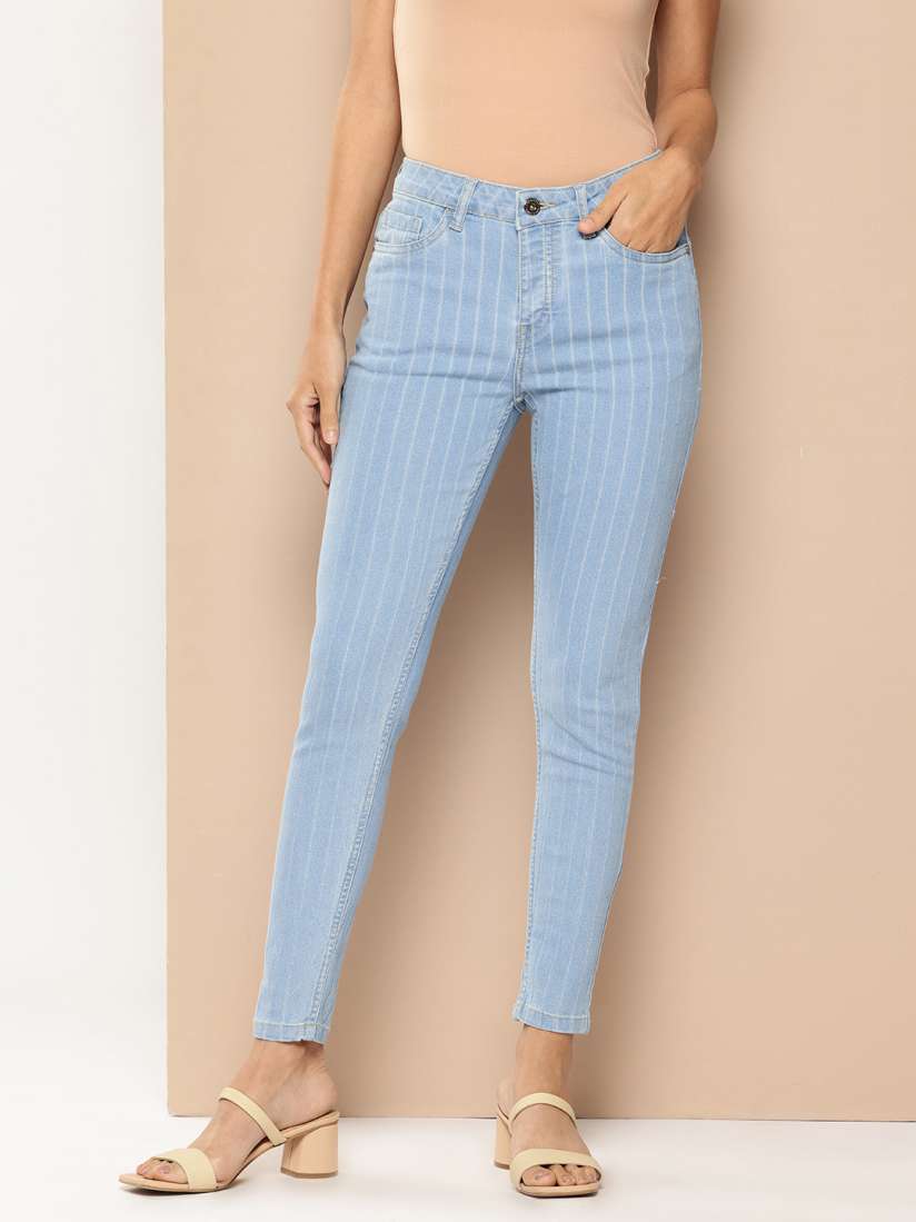 Buy Chemistry Women Striped Skinny Fit Jeans Jeans for Women 26462008 Myntra