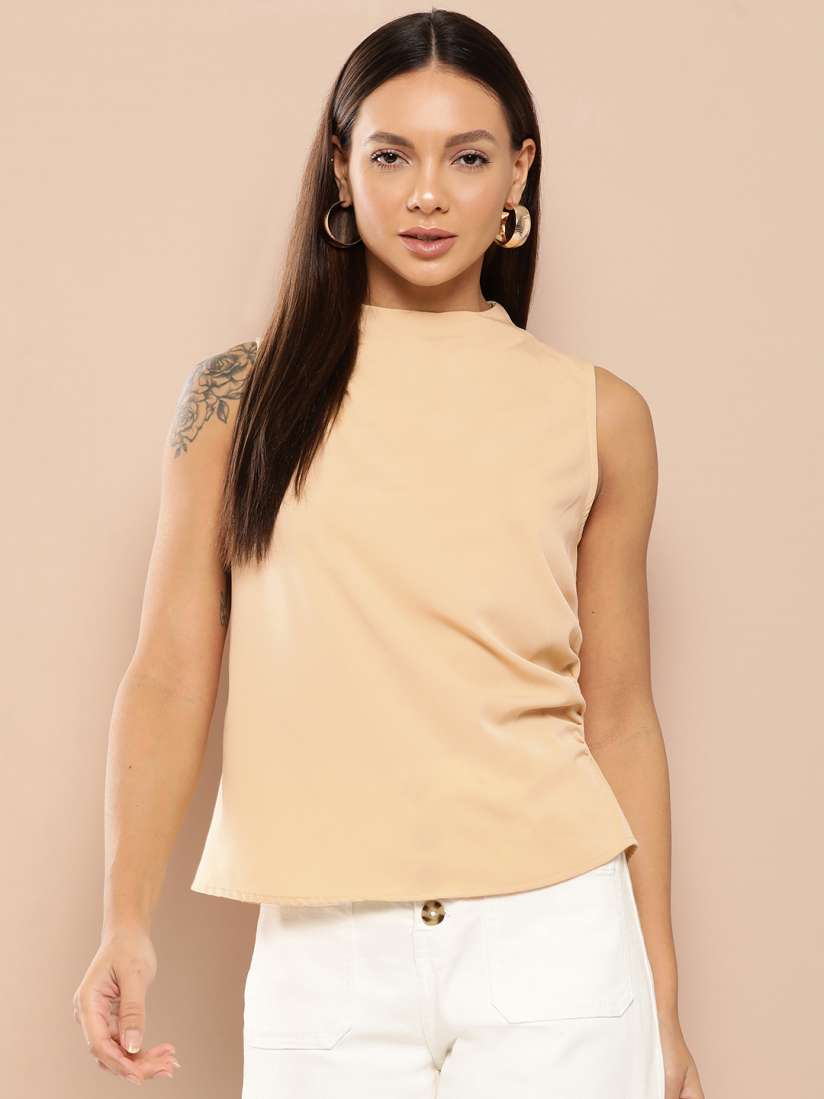 Buy Chemistry Ruched Detail Top Tops for Women 26462028 Myntra