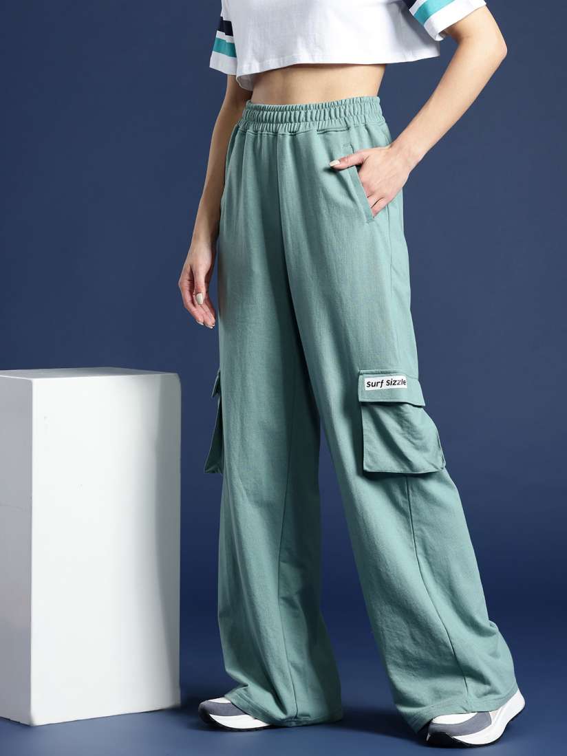 Buy Mast Harbour Women Cargo Style Track Pants Track Pants for Women 26462512 Myntra