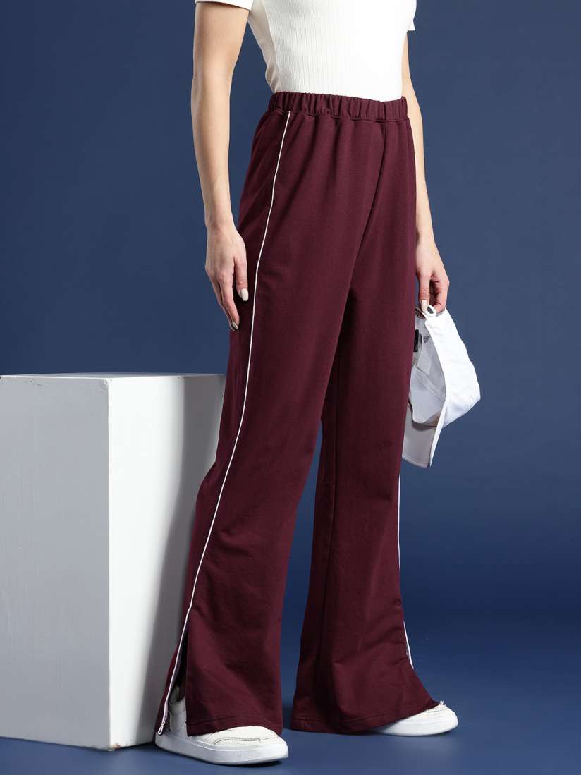 Slit track pants outlet