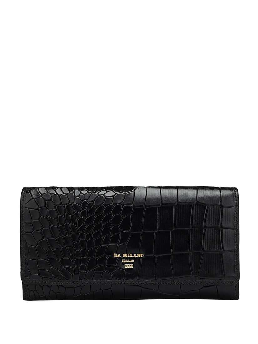 Buy Da Milano Women Textured Leather Two Fold Wallet Wallets for Women 26474300 Myntra