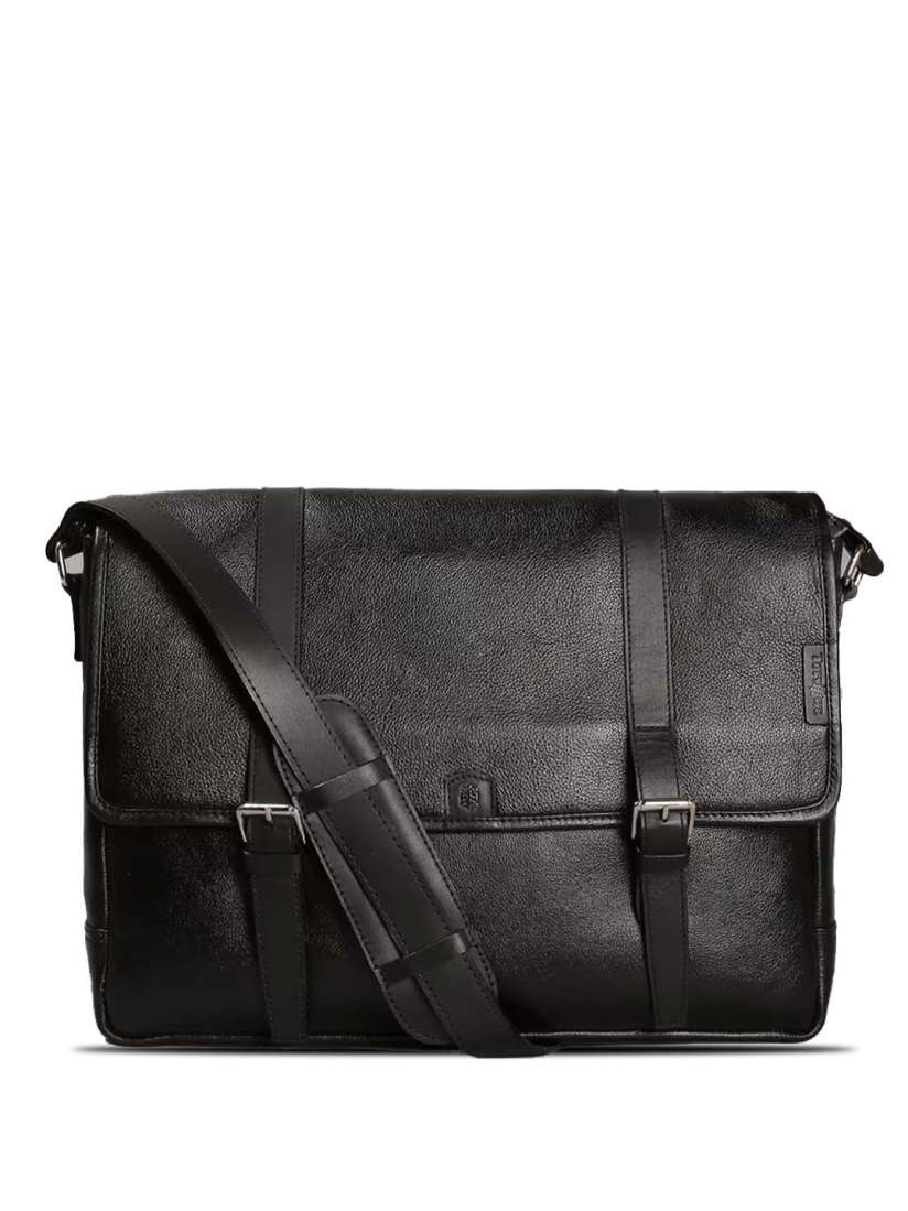 Buy Tortoise Pedro Structured Genuine Leather Laptop Bag 15.5 Inch Laptop Bag for Unisex 26485518 Myntra