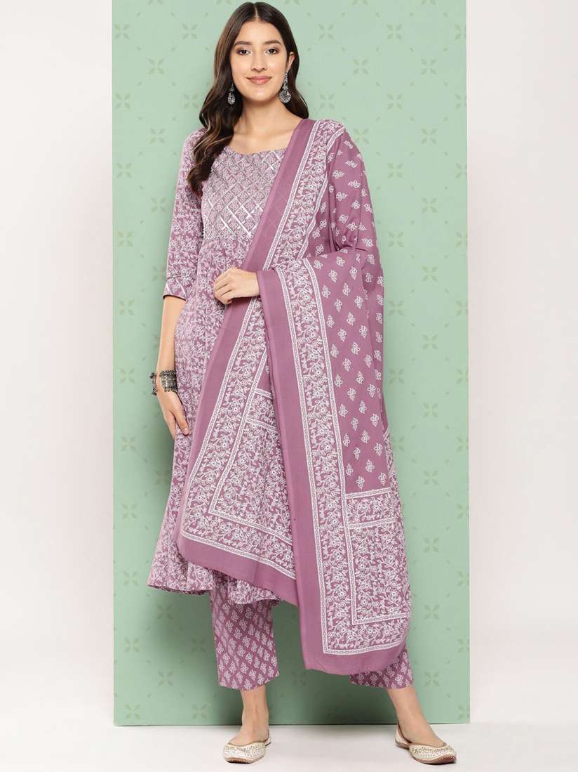 Myntra cotton anarkali suits online