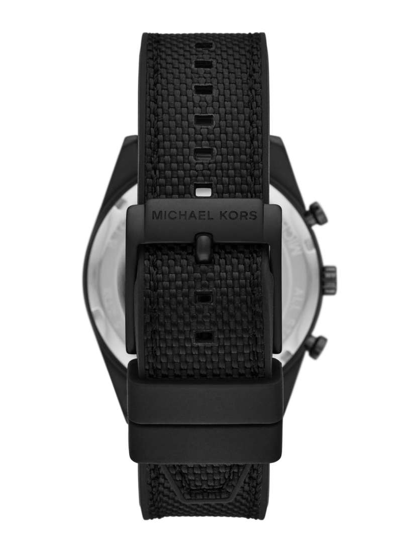 Buy Michael Kors Accelerator Men Textured Dial Black Straps Analogue Watch MK9143 Watches for Men 26490814 Myntra