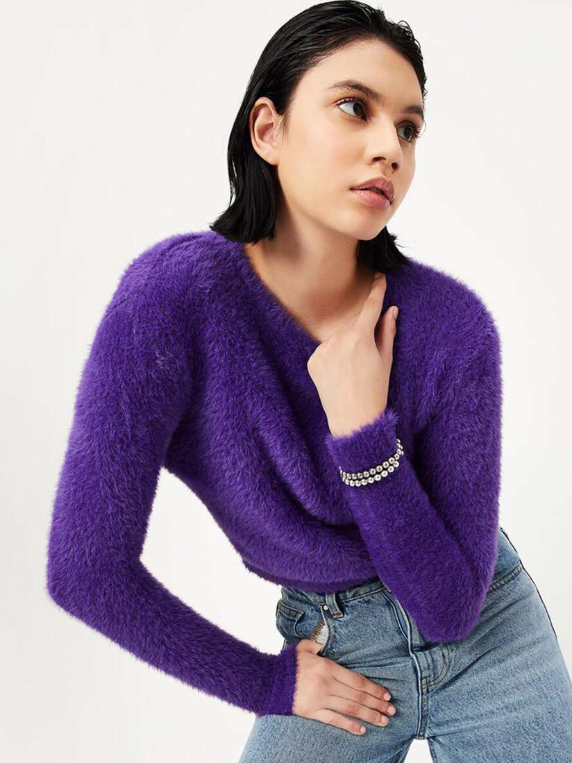 Buy max Round Neck Pullover Sweaters for Women 26492432 Myntra