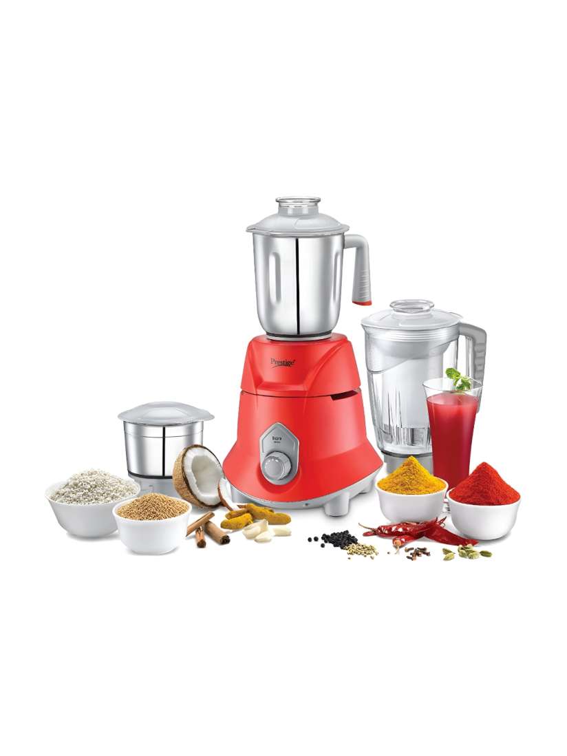 Buy Prestige Supra Red 3 Pieces Mixer Grinder 750 W Juicer Mixer Grinder for Unisex 26495406 Myntra
