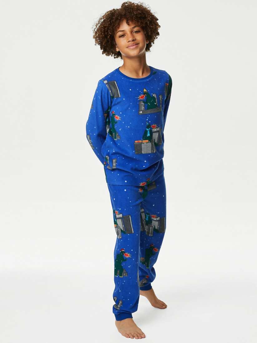 Buy Marks Spencer Boys Printed Fleece Night Suit Night suits for Boys 26495784 Myntra