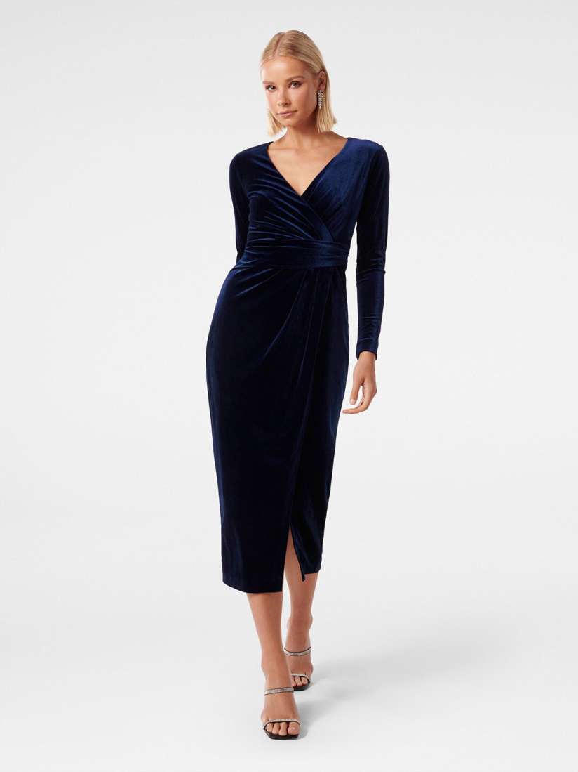 Buy Forever New Velvet Bodycon Midi Dress Dresses for Women 26496000 Myntra