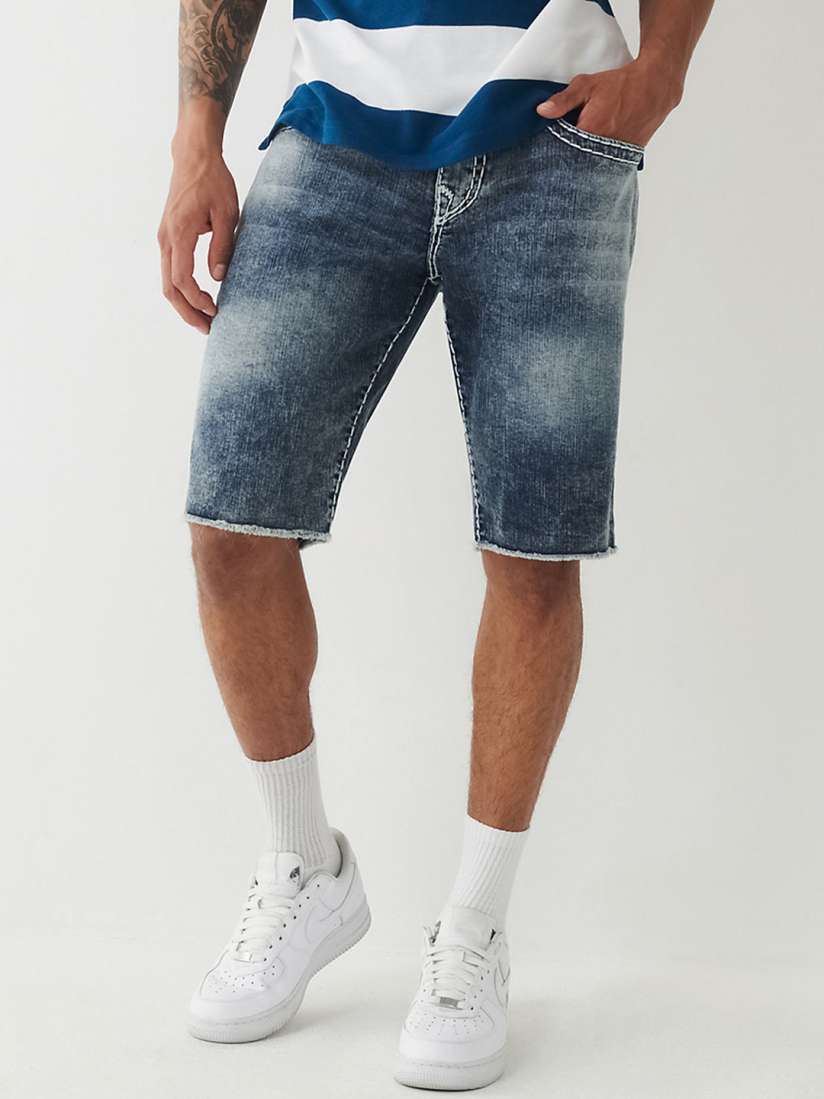 Buy True Religion Men Mid Rise Washed Denim Shorts Shorts for Men 26506104 Myntra