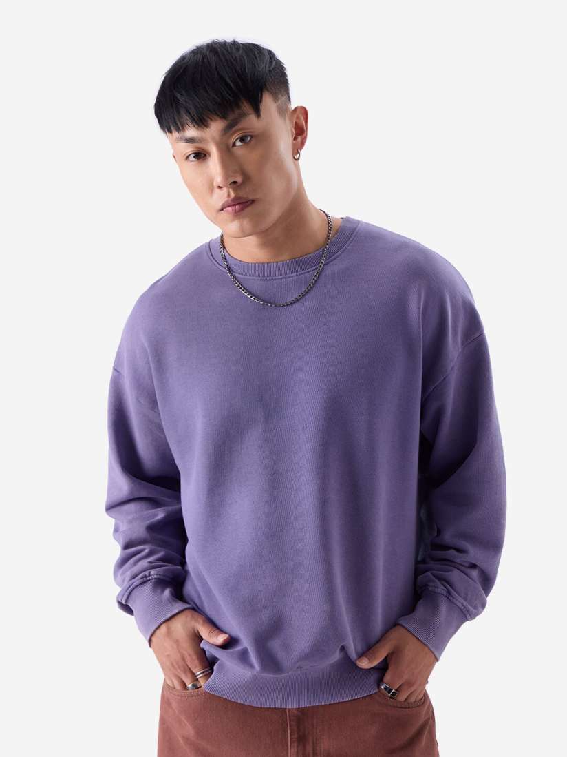 Drop shoulder crewneck store