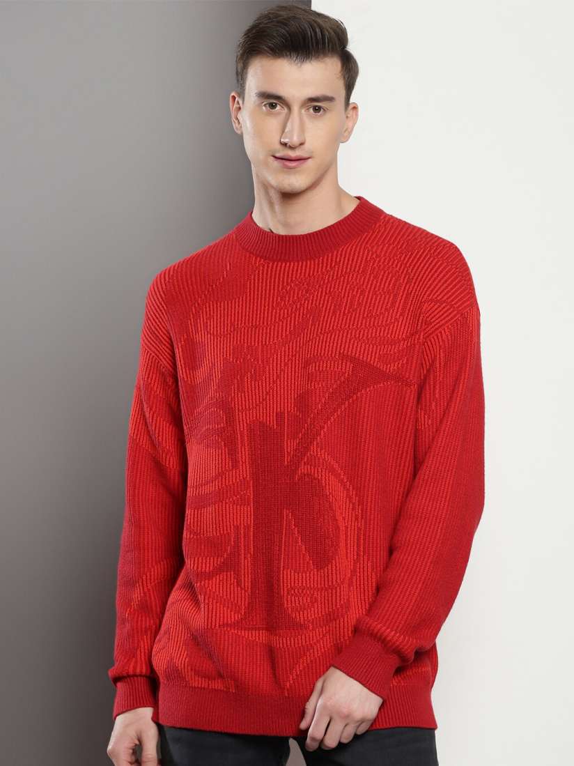 Calvin klein jeans red sweater top