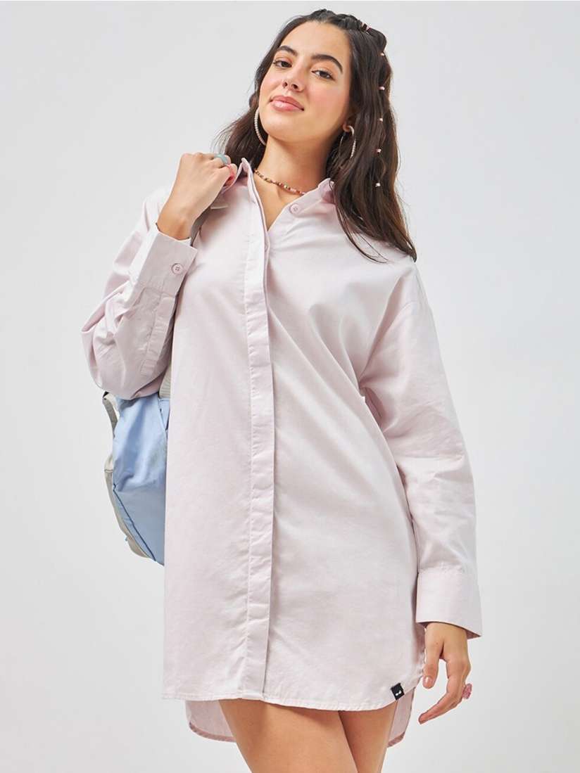 Buy Bewakoof Women Super Loose Fit Shirt Dress Dresses for Women 26511574 Myntra
