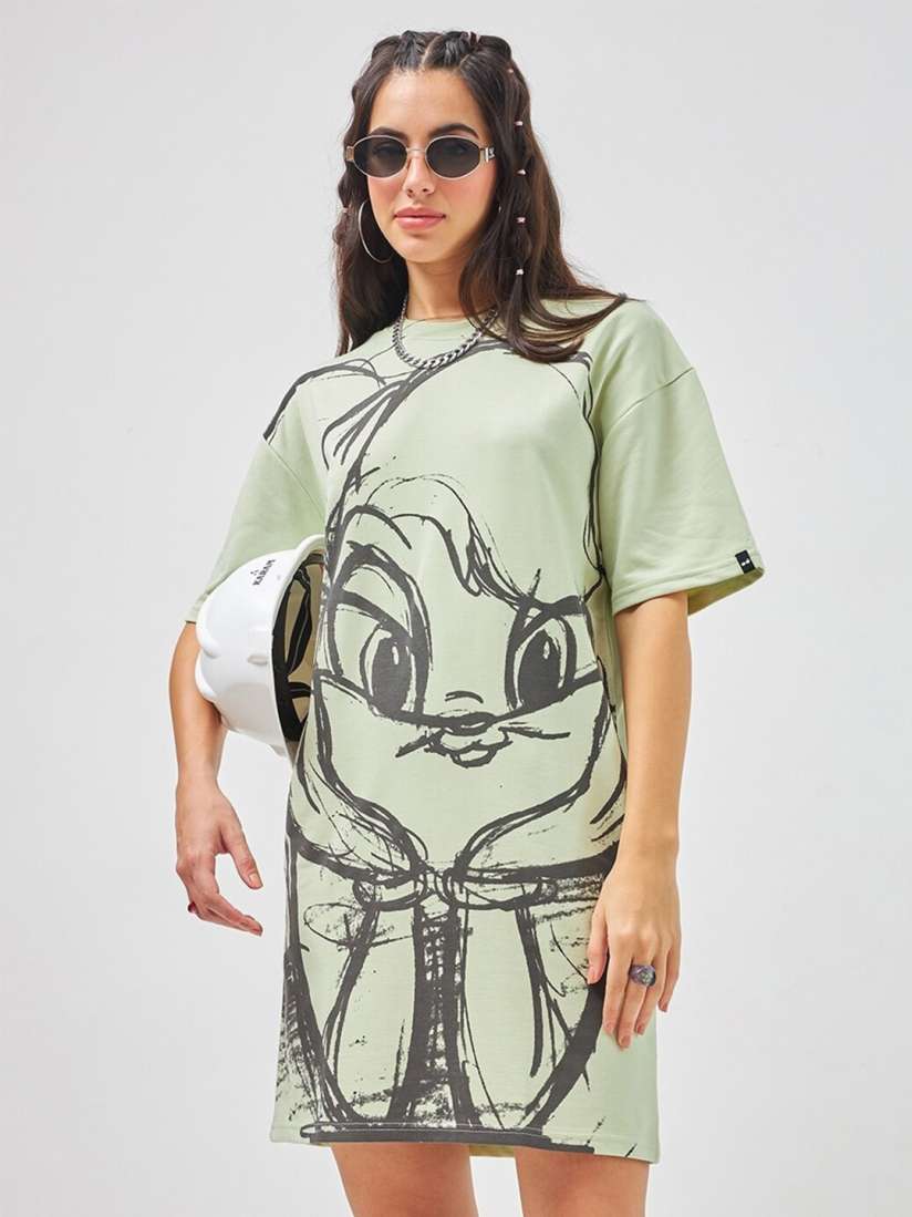 Bewakoof t shirt dress clearance