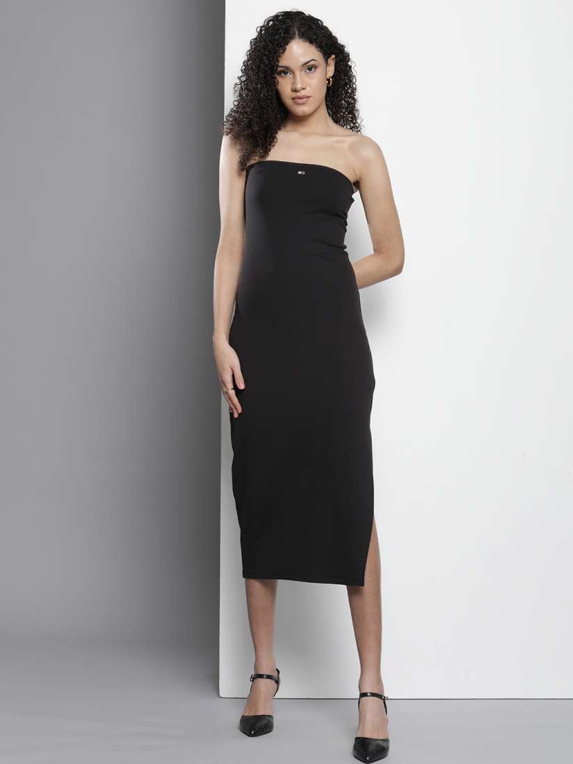 Tommy hilfiger strapless dress online