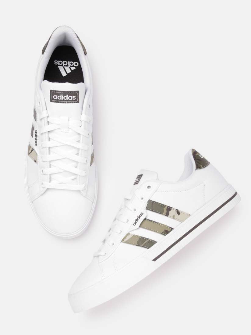 White adidas canvas shoes deals
