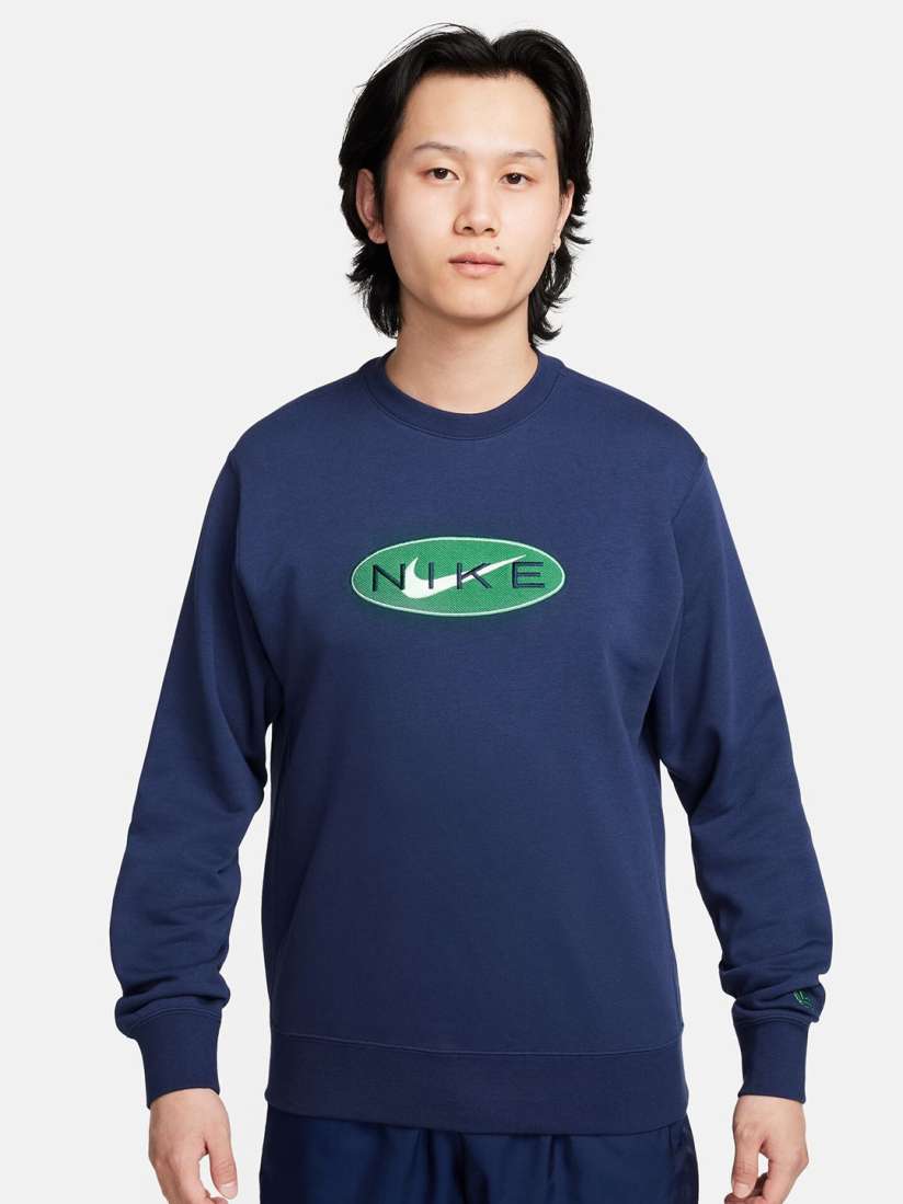 Buy Nike Sportswear Typography Printed Round Neck Cotton Sweatshirt Sweatshirts for Men 26532462 Myntra