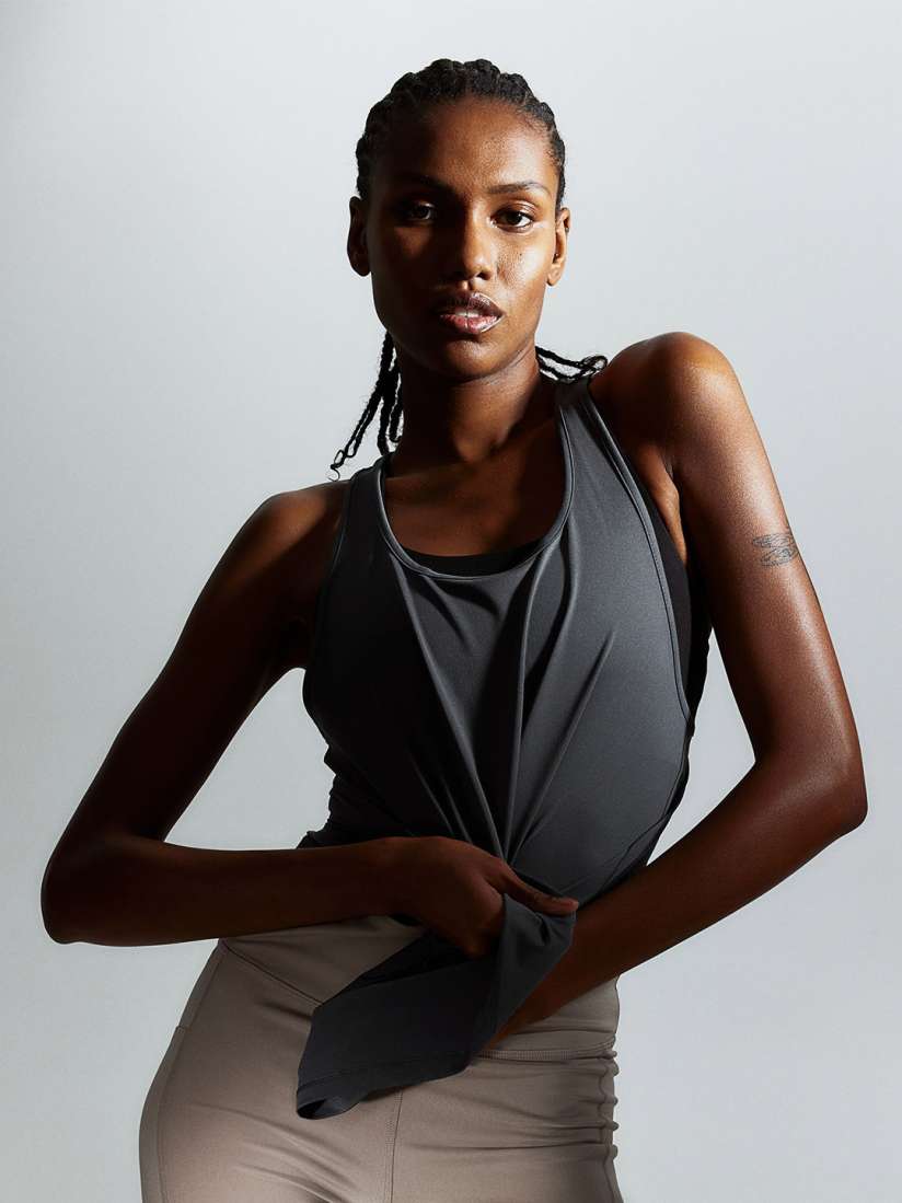 Sports vest tops womens hotsell