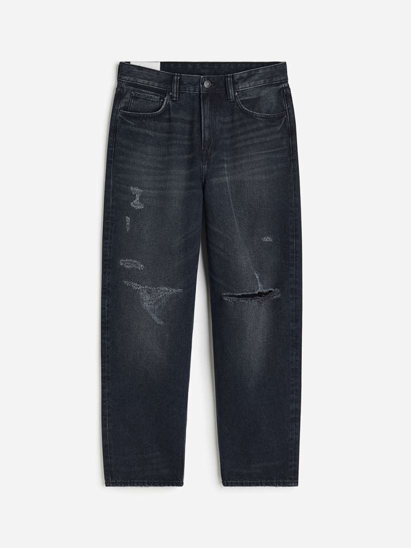 Buy H M Men Pure Cotton Loose Jeans Jeans for Men 26542054 Myntra