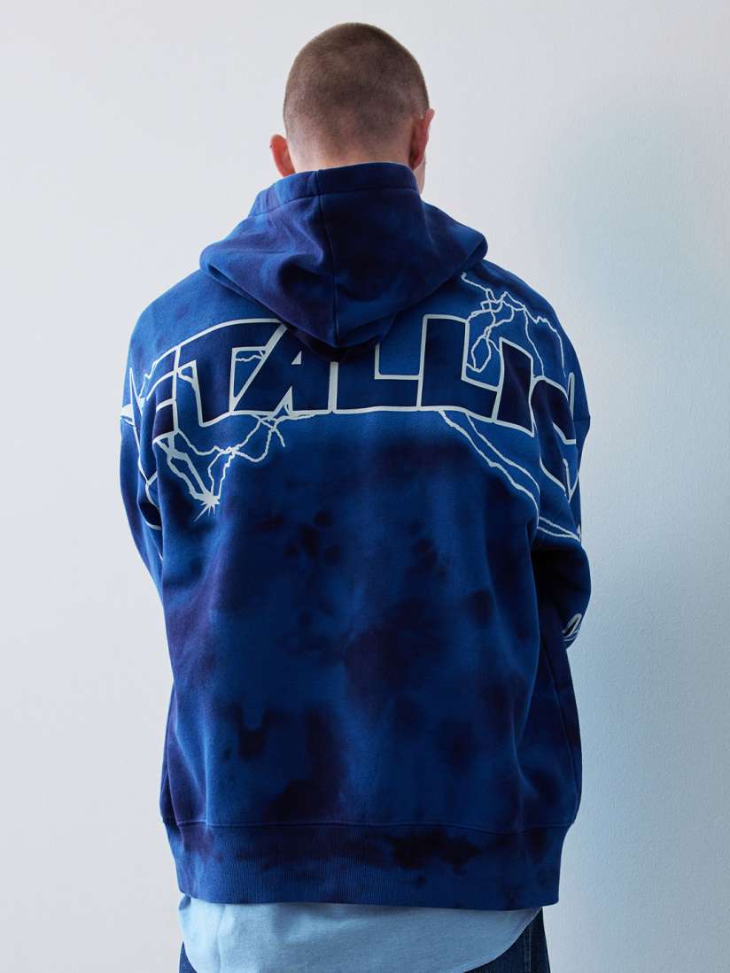 Buy H M Oversized Fit Printed Hoodie Sweatshirts for Men 26542168 Myntra