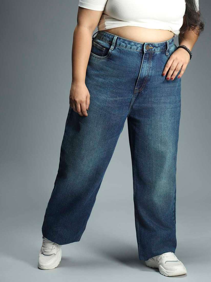 Highstar Jeans Extra Wide Leg Jeans Plus Size Buy High Star Women