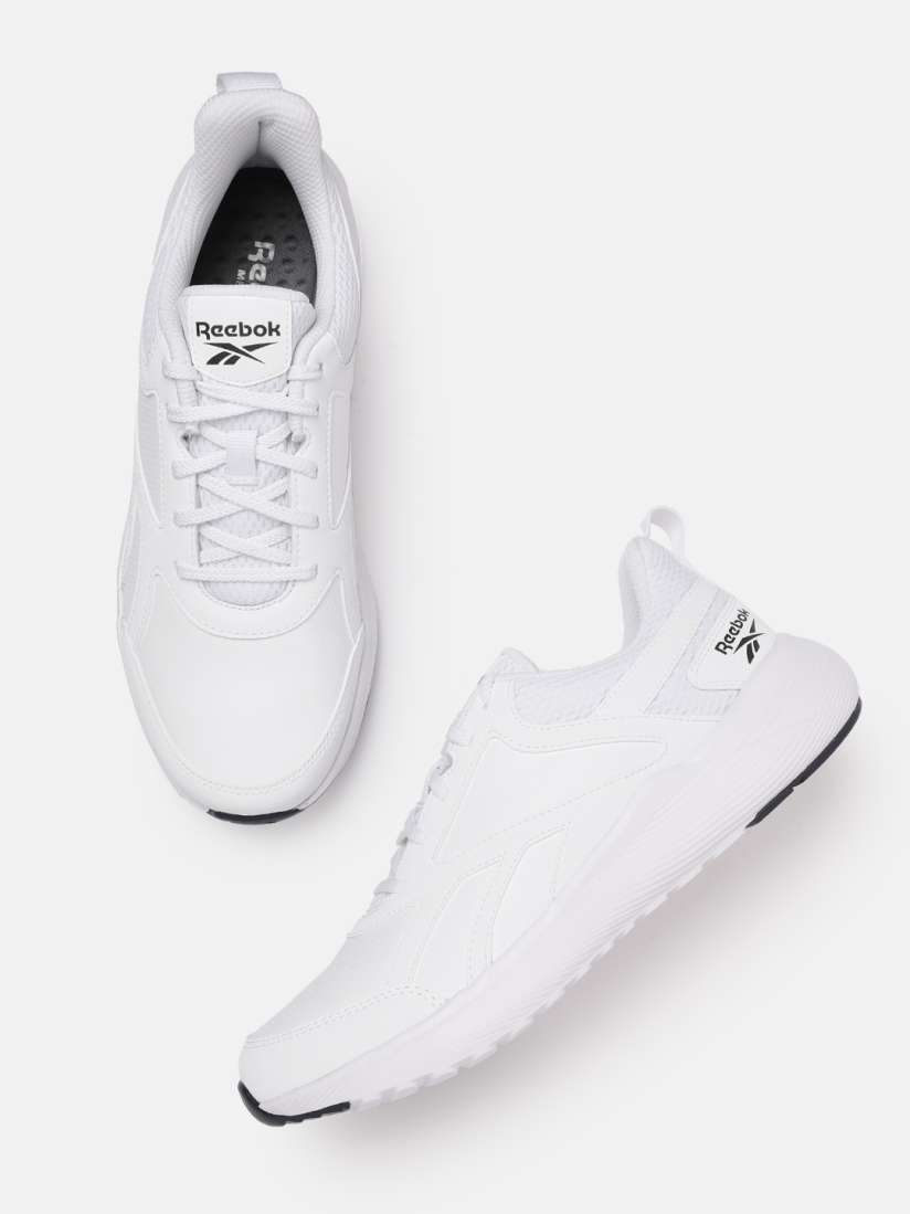 White reebok running shoes store