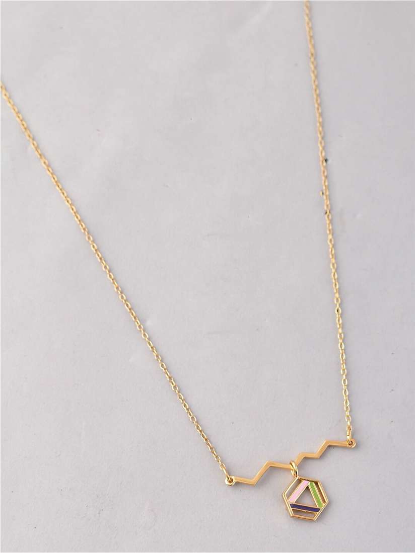 Buy Voylla Gold Plated Necklace Necklace and Chains for Women 26567296 Myntra