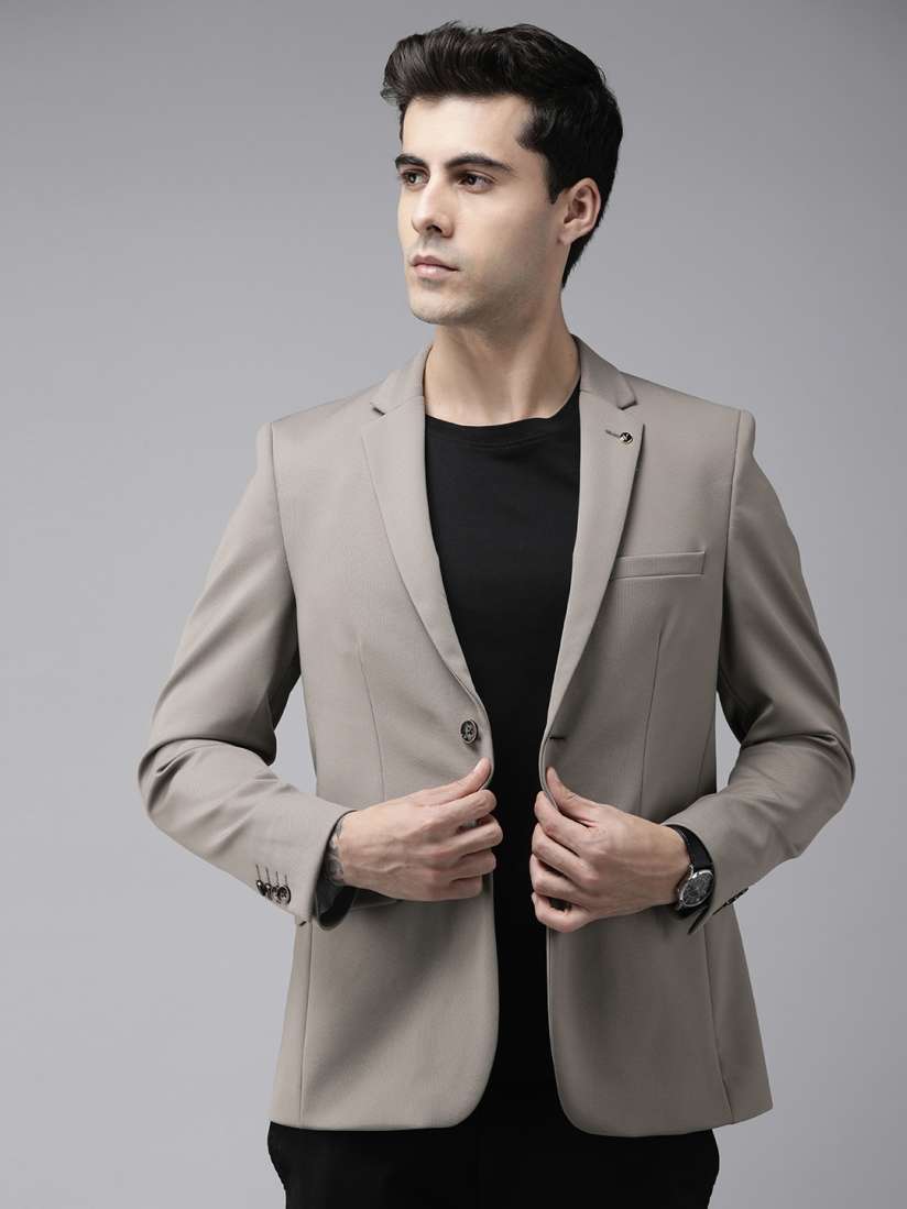 Buy Van Heusen Ultra Slim Fit Single Breasted Semi Formal Blazer Blazers for Men 26569342 Myntra