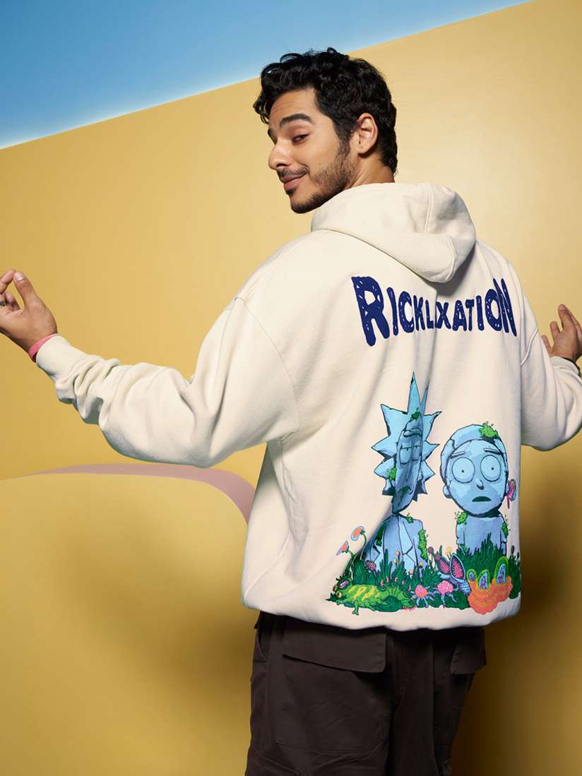 Rick and morty oversized hoodie new arrivals